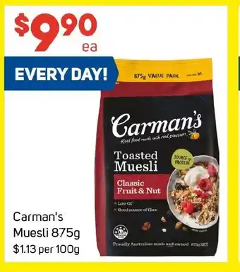 Foodland Carman's Muesli offer