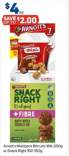 Foodland Arnott's Multipack Biscuits  or Snack Right offer