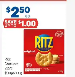 Foodland Ritz Crackers offer