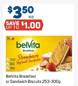 Foodland BelVita Breakfast or Sandwich Biscuits offer