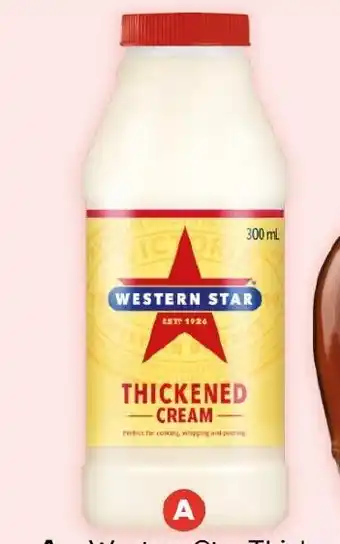 Foodland Western Star Thickened Cream offer