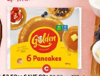 Foodland Golden Bakery Pancakes offer