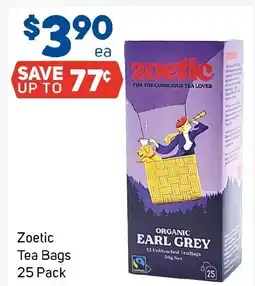 Foodland Zoetic Tea Bags offer