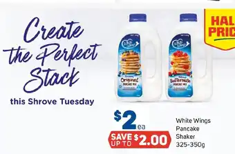 Foodland White Wings Pancake Shaker offer