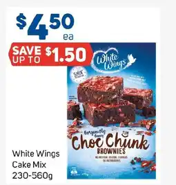 Foodland White Wings Cake Mix offer