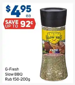 Foodland G-Fresh Slow BBQ Rub offer