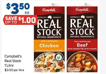 Foodland Campbell's Real Stock offer