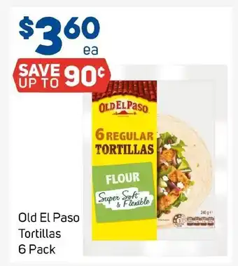 Foodland Old El Paso Tortillas offer