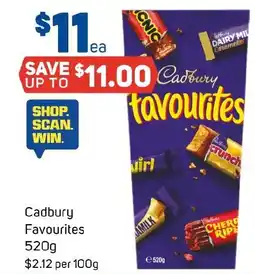 Foodland Cadbury Favourites offer