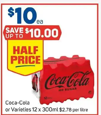 Foodland Coca-Cola or Varieties offer