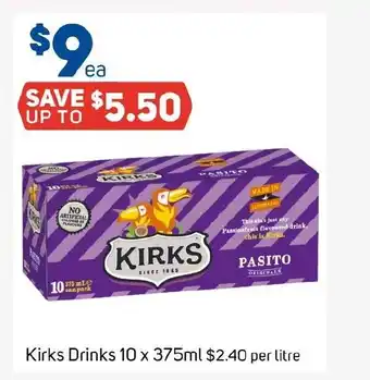 Foodland Kirks Drinks offer