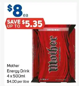 Foodland Mother Energy Drink offer