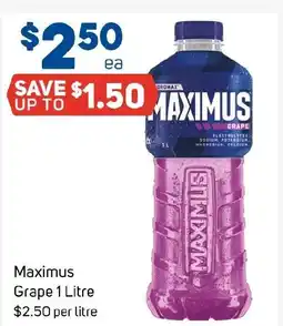 Foodland Maximus Grape offer