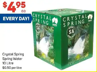 Foodland Crystal Spring Spring Water offer