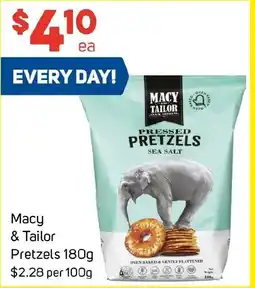 Foodland Macy and Tailor Pretzels offer