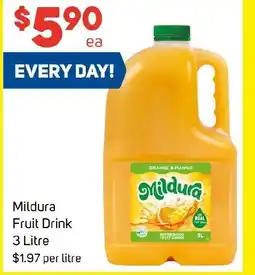 Foodland Mildura Fruit Drink offer