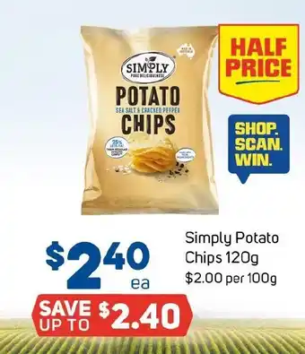 Foodland Simply Potato Chips offer