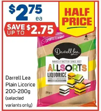 Foodland Darrell Lea Plain Licorice offer