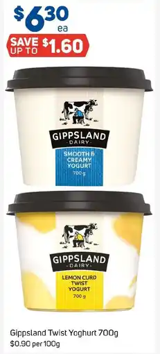 Foodland Gippsland Twist Yoghurt offer