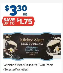 Foodland Wicked Sister Desserts Twin Pack offer