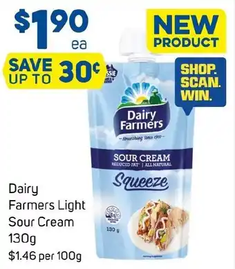 Foodland Dairy Farmers Light Sour Cream offer