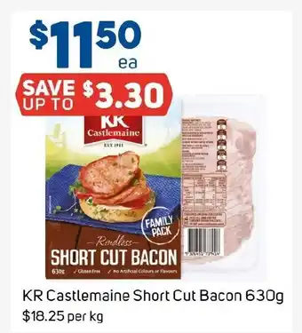 Foodland KR Castlemaine Short Cut Bacon offer