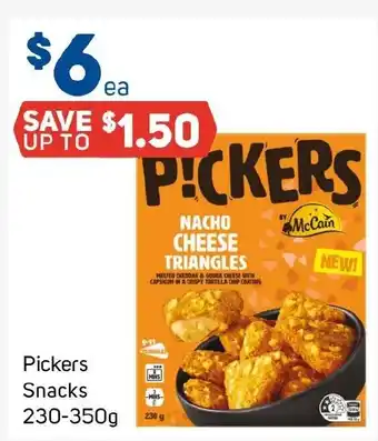 Foodland Pickers Snacks offer