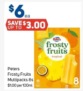 Foodland Peters Frosty Fruits offer