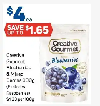 Foodland Creative Gourmet Blueberries and Mixed Berries offer