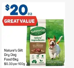 Foodland Nature's Gift Dry Dog Food offer