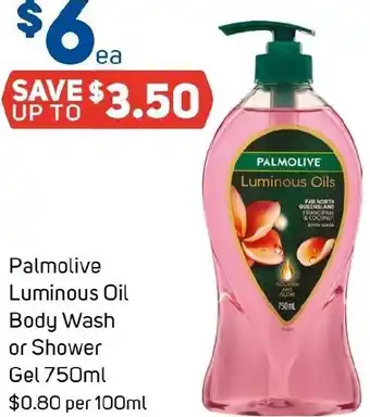 Foodland Palmolive Luminous Oil Body Wash offer