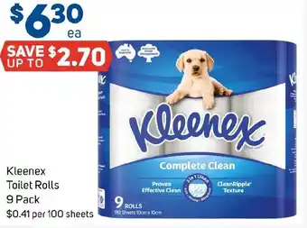 Foodland Kleenex Toilet Rolls offer