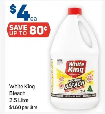 Foodland White King Bleach offer