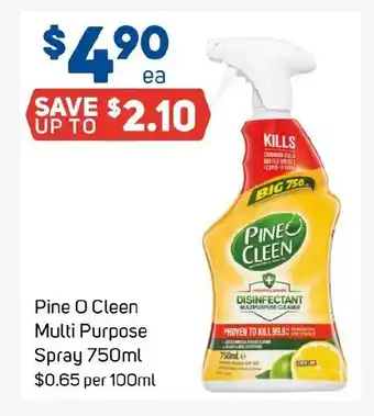 Foodland Pine O Cleen Multi Purpose Spray offer