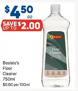 Foodland Bosisto's Floor Cleaner offer