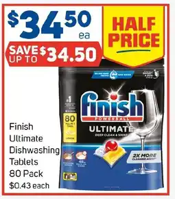 Foodland Finish Ultimate Dishwashing Tablets offer