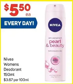 Foodland Nivea Womens Deodorant offer