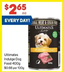 Foodland Ultimates Indulge Dog Food offer