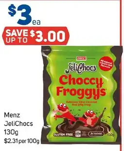 Foodland Menz JeliChocs offer
