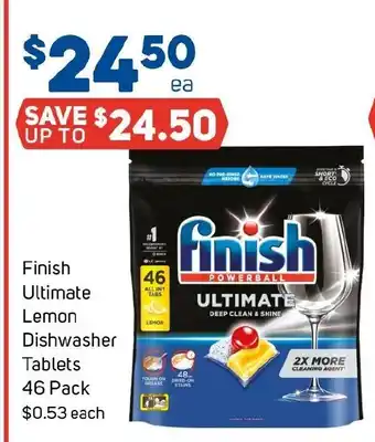 Foodland Finish Ultimate Lemon Dishwasher Tablets offer