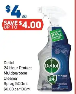 Foodland Dettol 24 Hour Protect Multipurpose Cleaner Spray offer