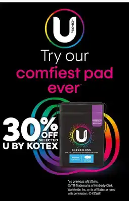 Foodland U by kotex offer