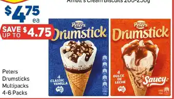 Foodland Peters Drumsticks Multipacks offer