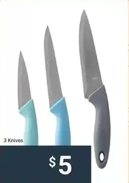 Kmart 3 Knives offer