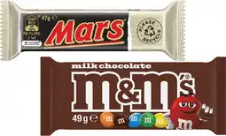 IGA Mars Medium Bars 44‑56g, M&M’s 35‑49g or Skittles 30g Selected Varieties offer