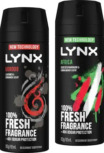 IGA Lynx Antiperspirant or Deodorant Body Spray 165mL Selected Varieties offer