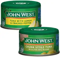 IGA John West Tuna 95g Selected Varieties offer