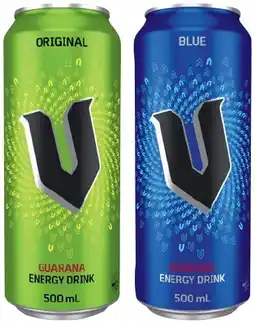 IGA V Energy Drink 500mL Selected Varieties offer