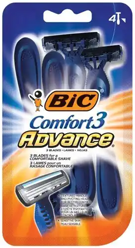 IGA BIC Comfort 3 Advance Shavers 4 Pack offer