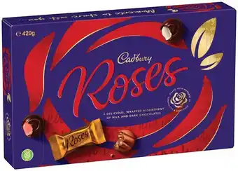 IGA Cadbury Roses Chocolate Box 420g offer